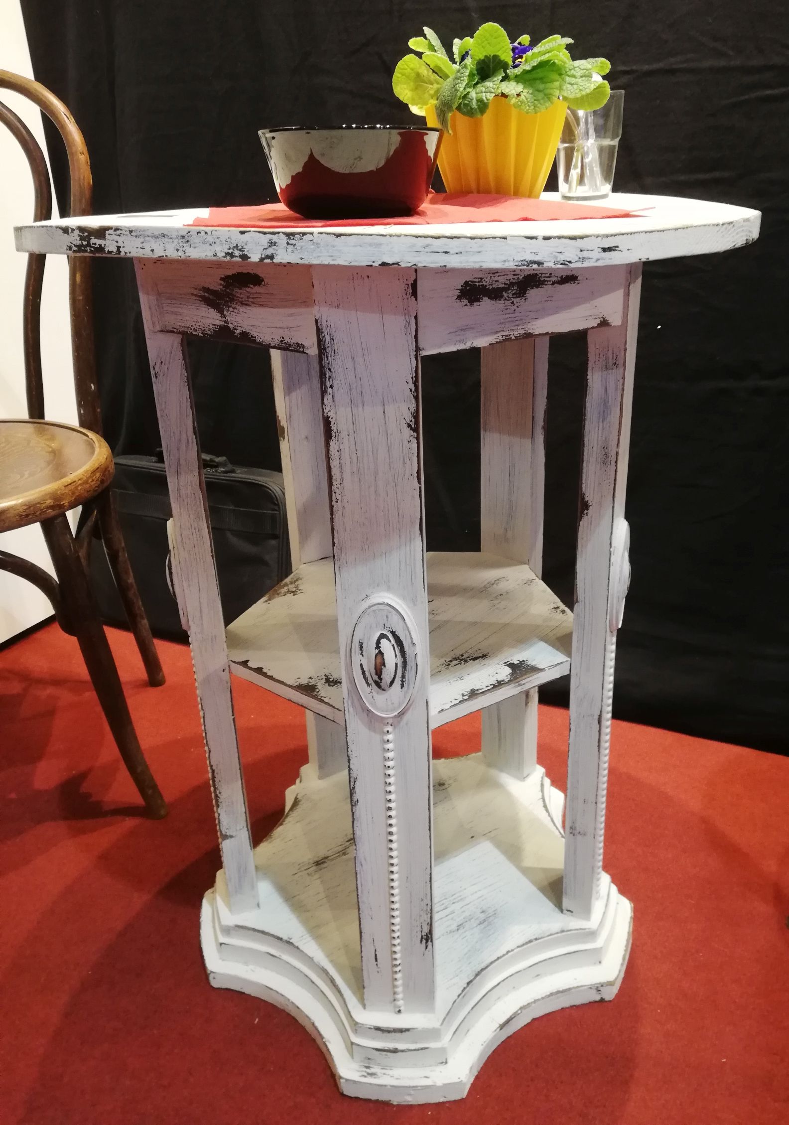Der Messestand von Spiel-o-Top auf der Internationalen Kulturbörse in Freiburg - Der Tisch